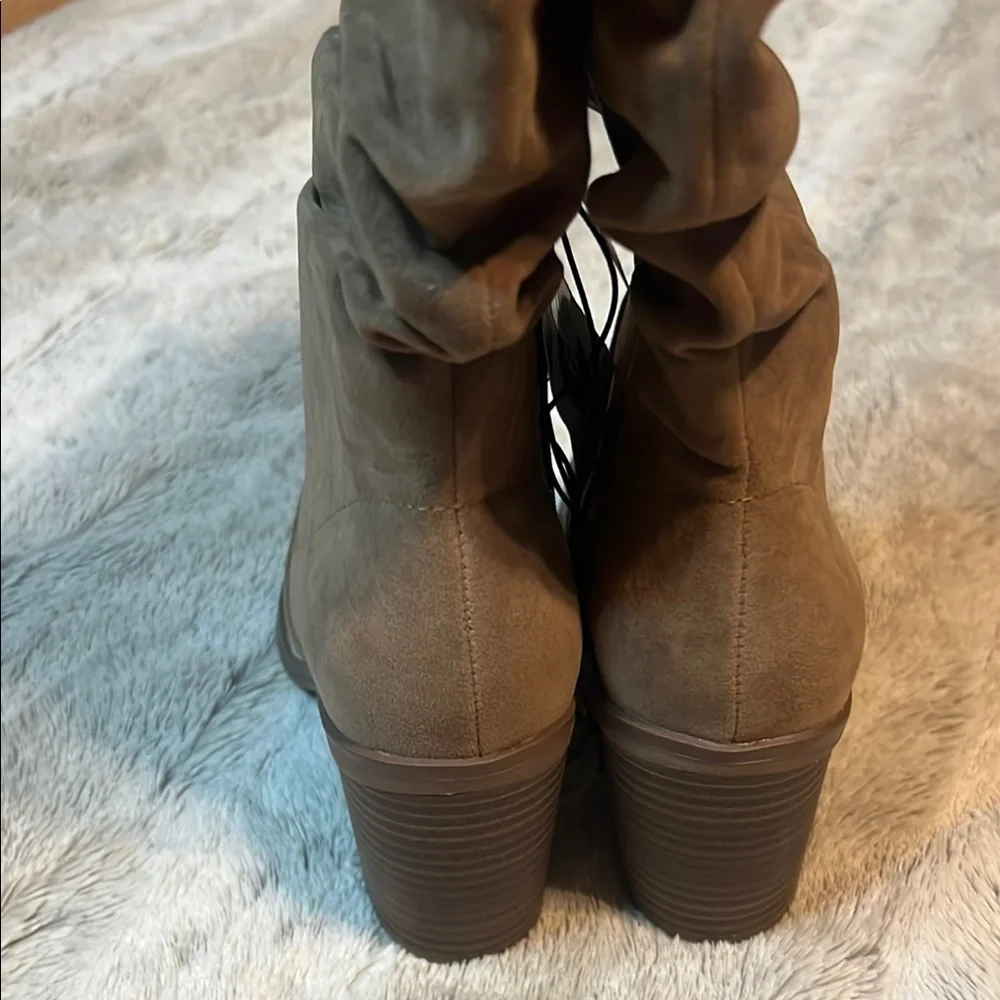 Universal Thread Brown Over the Knee Boots with Classic Silhouette